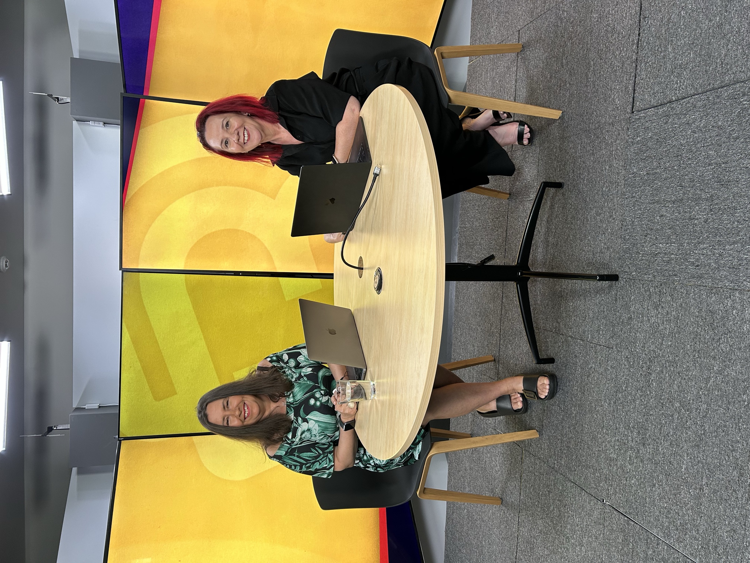 Tracy Sheen on the Kochie's Business Builders set